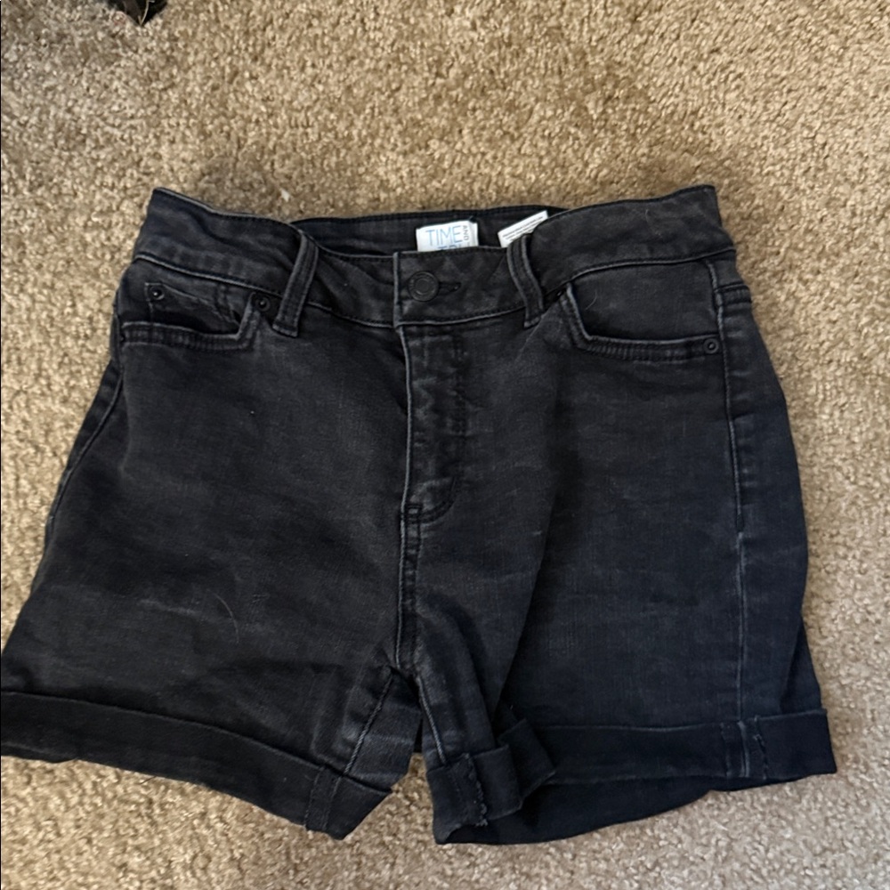 Time and Tru Dark Wash Jean Shorts
